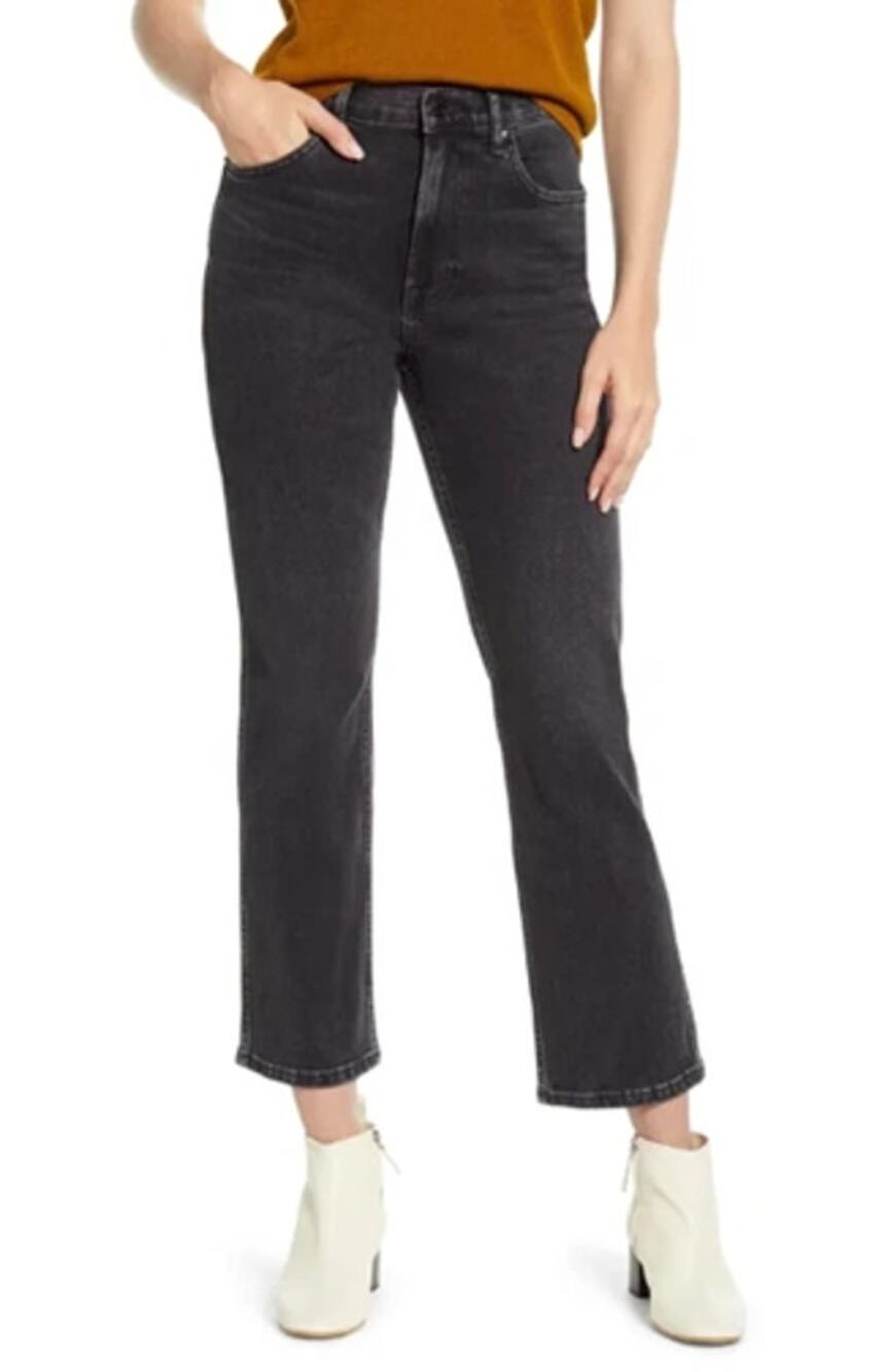 Everlane The Cheeky Bootcut Jean Faded Black Size 27